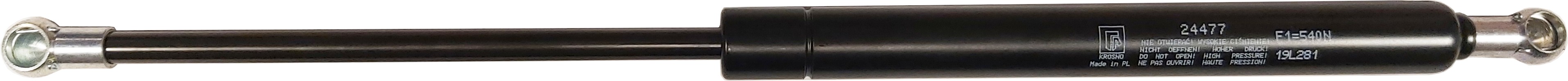 Sprężyna gazowa (24477 FA Krosno) siła 540N długość 378mm skok 145mm