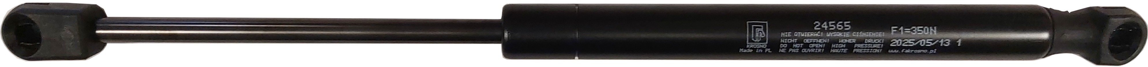 Sprężyna gazowa (24565 FA Krosno) siła 350N długość 345mm skok 122mm