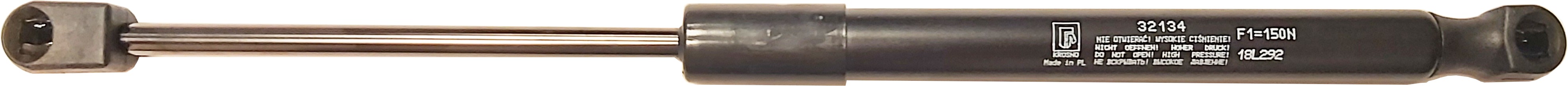 Sprężyna gazowa (32134 FA Krosno) siła 150N długość 363mm skok 130mm