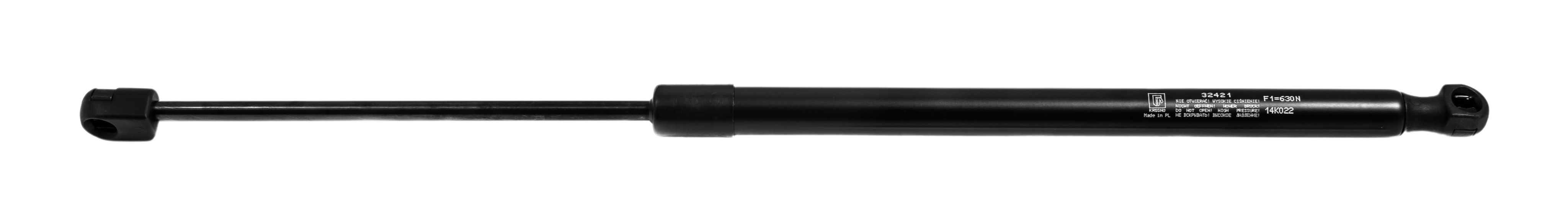 Sprężyna gazowa (32421 FA Krosno) siła 630N długość 515mm skok 147mm