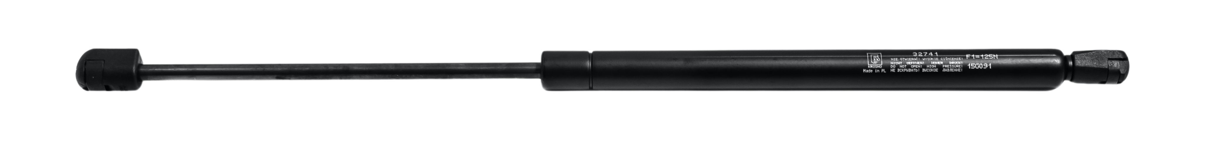 Sprężyna gazowa (32741 FA Krosno) siła 125N długość 452mm skok 171mm