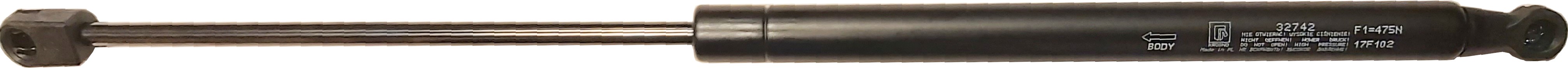 Sprężyna gazowa (32742 FA Krosno) siła 475N długość 482mm skok 198mm