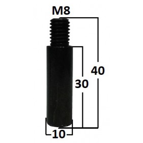 Przedłużenie sprężyny adapter o średnicy 10mm gwint M8 30mm