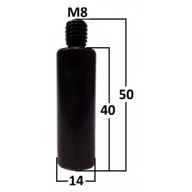 Przedłużenie sprężyny adapter o średnicy 14mm gwint M8 40mm