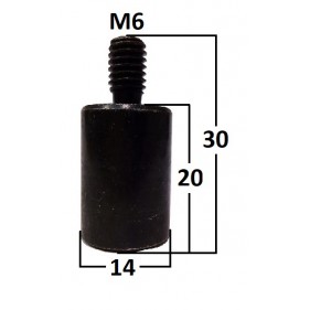 Przedłużenie sprężyny adapter o średnicy 14mm gwint M6 20mm